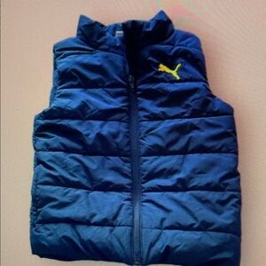 Kids Blue Puffer Vest